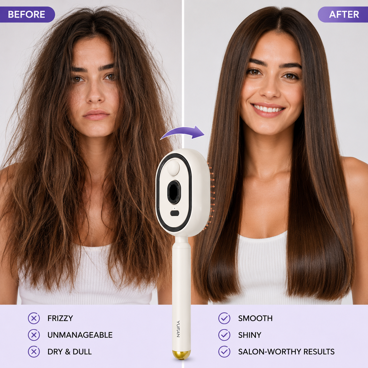 Arvente™ 5-in-1 Smart Hair Brush